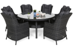 Aiam&ouml;&ouml;bli komplekt BRISTOL ROUND ELEGANT, tumehall/hall