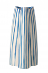 Vaas STRIPED keraamika suur, valge/sinine