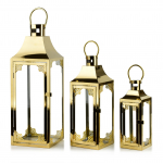 Laternad LEVI GOLD 3tk, kuldne