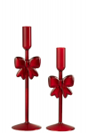 K&uuml;&uuml;nlajalgade komplekt GLASS 2-osaline, punane