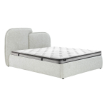 Voodi EMBRACE madratsiga HARMONY DUO 160x200cm, valge