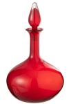 Vaas BOTTLE korgiga, punane