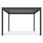 Pergola GUTROOF DELUXE elektriline LED 3,6x4m, antratsiit