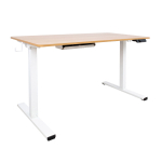 Reguleeritav laud HUMMEL M1 120x60cm, tamm/valge