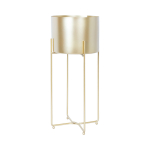 Lillepostament DEIA GOLD L 24,5x23,5xH57, kuldne