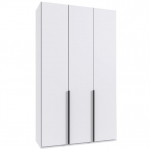 Riidekapp NEW YORK A BLACK H236 3-ukseline, valge