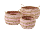 Korvide komplekt RUSH 3tk, looduslik/roosa