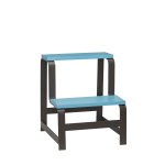 Pink STEP STOOL, sinine/pruun
