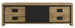 TV-alus NOVELLE 160, pruun/must
