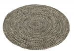 Vaip MIAMI 200x200 cm, must/valge