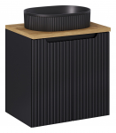 Komplekt BEYOND 60 cm kraanikausiga, Wotan tamm/must