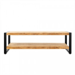 Diivanilaud BRITT riiuliga 140cm, naturaalne