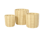 Korvide komplekt STRIPE 3tk, naturaalne/beež