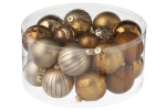J&otilde;ulukuulide komplekt XMAS 30 tk, pruun