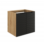 Valamukapp OCEAN BLACK 60 cm, 2 ust, matt must