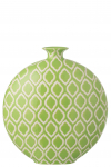 Vaas CHECKERED suur, roheline-valge
