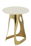 Abilaud STONE 40,64cm, valge/kuldne