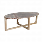 Diivanilaud BIZAR ovaalne 120x60x38 cm, mix