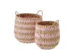 Korvide komplekt RUSH 2tk, naturaalne/roosa