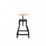 Taburet INDUSTRIAL reguleeritav, naturaalne