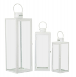 Latern VALGE SET 3tk, valge