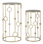 Abilaud CAGE 2tk komplekt &Oslash;50x100cm-40x80cm, kuldne