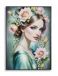 Maal FANTASY raamiga 72x102x4cm, mitmev&auml;rviline