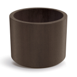Lillepott TUBLA ROUND, corten steel