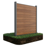 Komposiitaed GUTROOF URBAN 180&times;192,8cm pehme pinnas, pruun