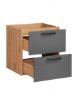 Valamukapp MADERA 60 cm, 2 sahtlit, grafiit