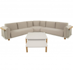 Lounge nurgakomplekt MEZIO, beež