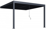 Pergola ROJA INTRO DUO 4x4 m seinale, antratsiit