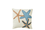 Dekoratiivpadi STARFISH, valge/sinine