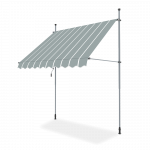 Vabalt seisev markiis GUTROOF EASY 2,5x1,3m, hall/valge