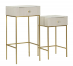 &Ouml;&ouml;kapid SQUARE 2tk, kreemjas/kuldne