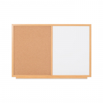 Teadetetahvel BI-OFFICE EARTH 120x90 cm, kork ja valgetahvel