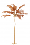 Kunstpuu FEATHERS k&otilde;rgus 190cm, oranž/kuldne