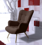 Tugitool Flori, tumepruun