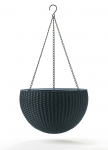 Lillepott HANGING SPHERE rippuv, grafiit