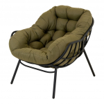 Lounge tool COZY, oliivroheline