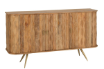 Puhvetkapp CURVE WOOD, looduslik