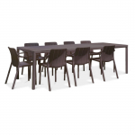 Aiam&ouml;&ouml;bli komplekt TIBERINA/TEVERE 8-kohaline, tumepruun