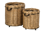 Lillepotid WILLOW 2-osaline, looduslik/greige