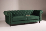 Diivan VELVET 3-kohaline, sambaroheline