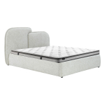 Voodi EMBRACE madratsiga HARMONY DUO 160x200cm, valge