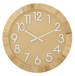 Seinakell BOHO PLUS &Oslash;60x4,5cm, naturaalne/valge