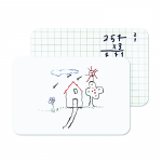 Valgetahvel BI-OFFICE A4 kahepoolne raamita