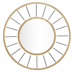 Peegel DARK &Oslash;81x6,5cm, must/kuldne