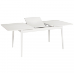 Pikendatav s&ouml;&ouml;gilaud ZigZag 140/193x90cm, valge