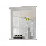 Peegel ROMANTILINE 80x70 cm riiuliga, valge